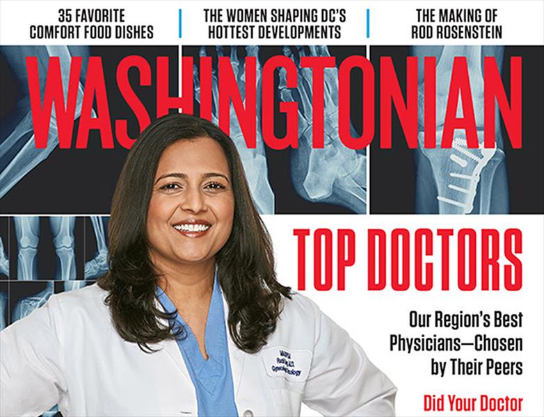 172 Physicians Named as 'Top Doctors' by Washingtonian Magazine
