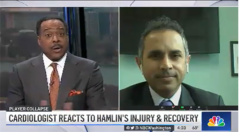 Why did Damar Hamlin's heart stop during 'Monday Night Football'?